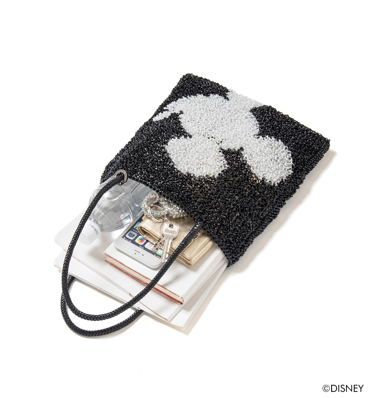 ディズニー ミッキー ミディアム オーロラホワイト エナメルブラック アンテプリマ オンラインストア 新規会員登録で５００ポイントプレゼント