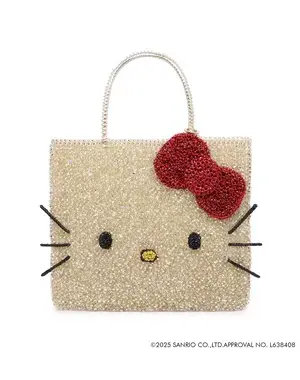 ハローキティ/スクエア ラージ/シルバーゴールド【オンラインストア先行販売商品】