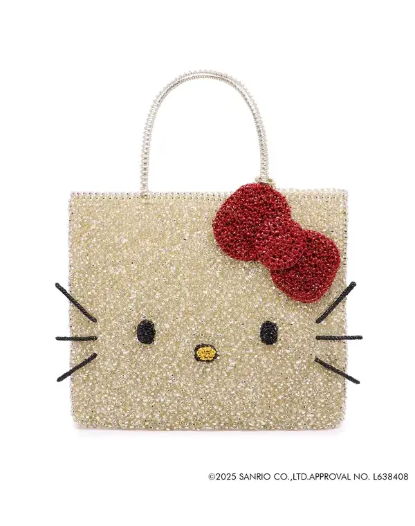 ハローキティ/スクエア ラージ/シルバーゴールド【オンラインストア先行販売商品】