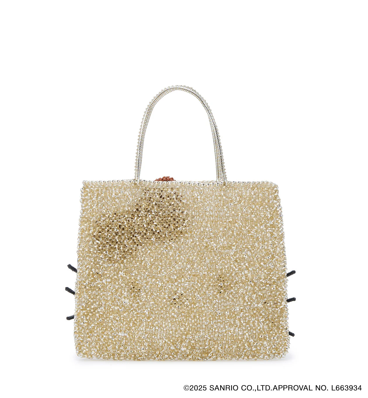 ハローキティ/スクエア ラージ/シルバーゴールド【オンラインストア