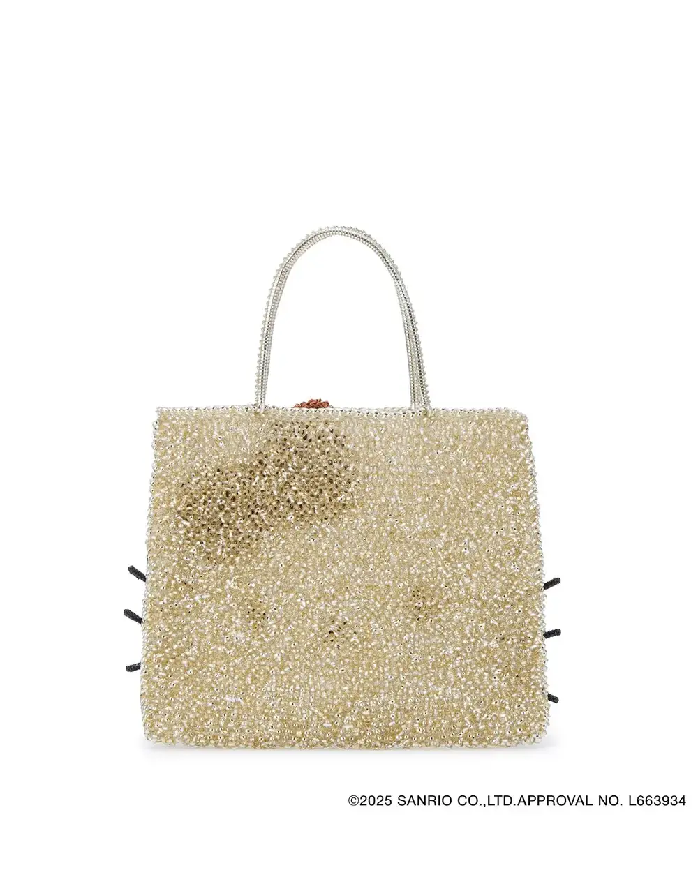 ハローキティ/スクエア ラージ/シルバーゴールド【オンラインストア先行販売商品】