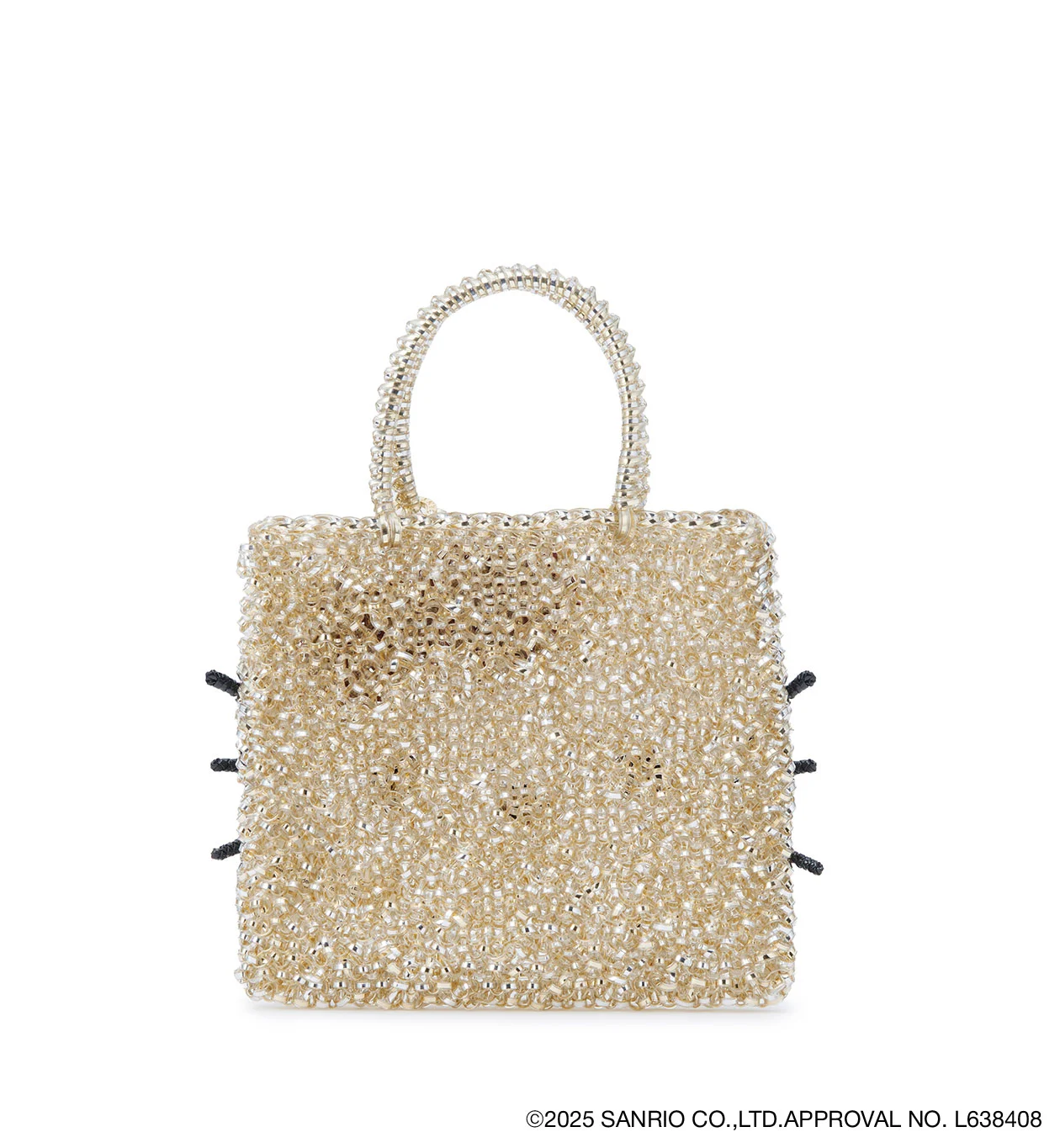 ハローキティ/スクエア スモール/シルバーゴールド【オンラインストア