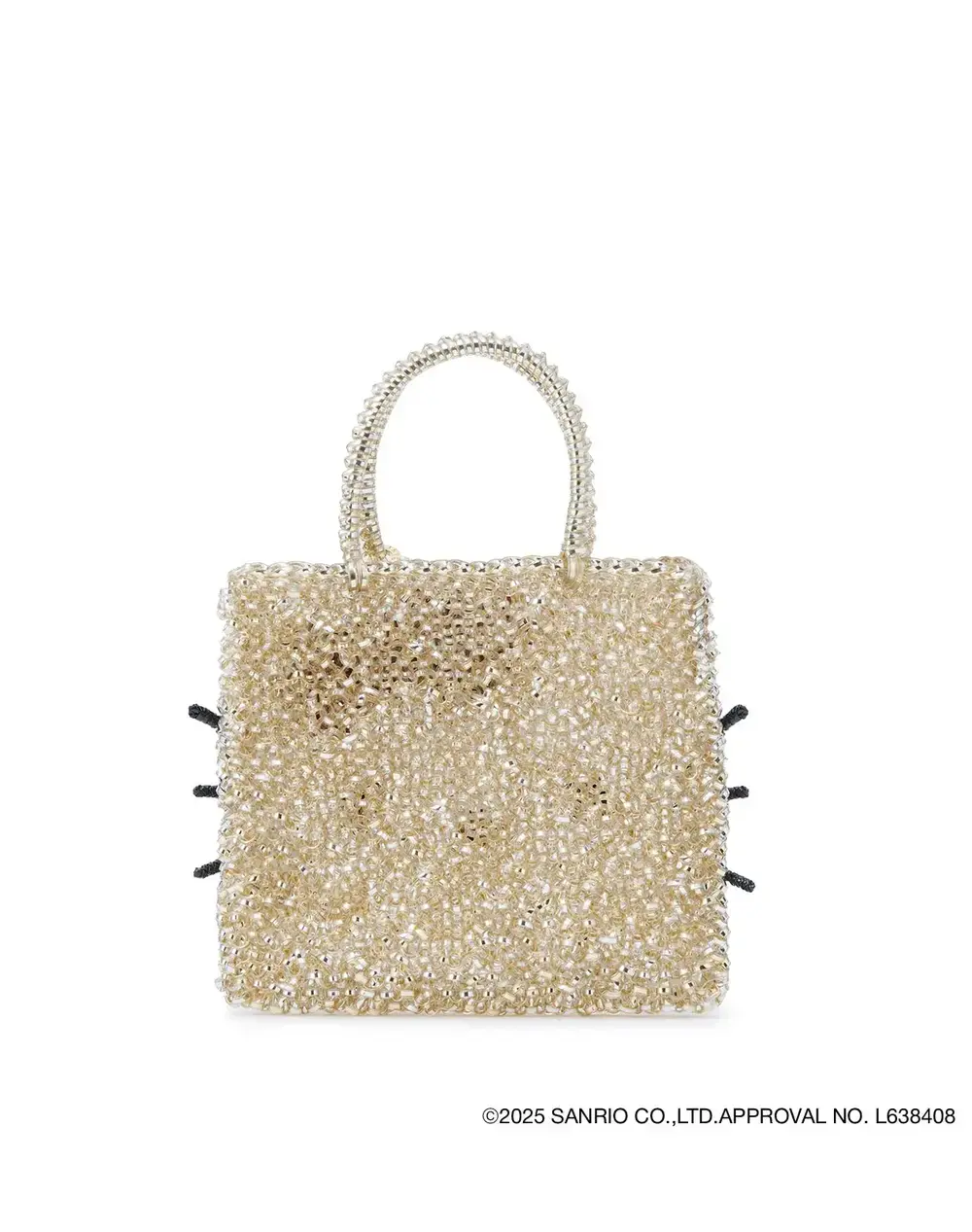 ハローキティ/スクエア スモール/シルバーゴールド【オンラインストア先行販売商品】