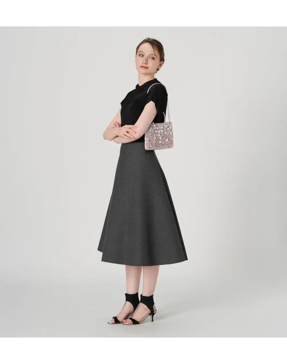 サクラ/スクエア スモール/パウダリーピンクシルバー【一部店舗先行販売商品】