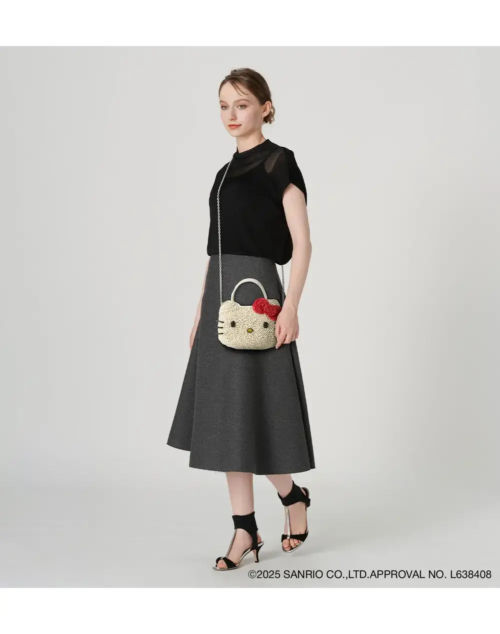 ハローキティ/ラウンド/マットホワイト