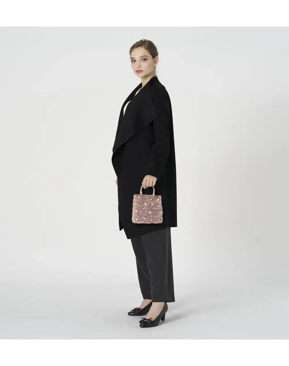 999 コレクション/クリスタル スクエア スモール/ピュアシルバーピンク【一部店舗先行販売商品】