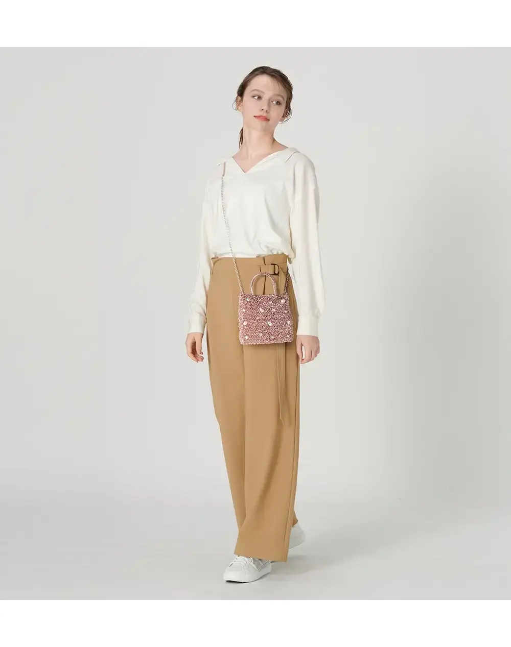 999 コレクション/クリスタル スクエア スモール/ピュアシルバーピンク【一部店舗先行販売商品】