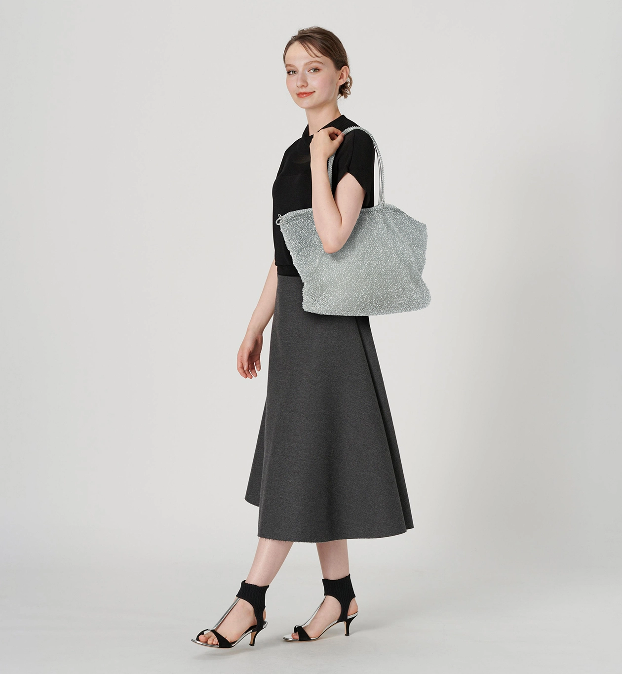 パッケット/ラージ/シルバー【オンラインストア先行販売商品