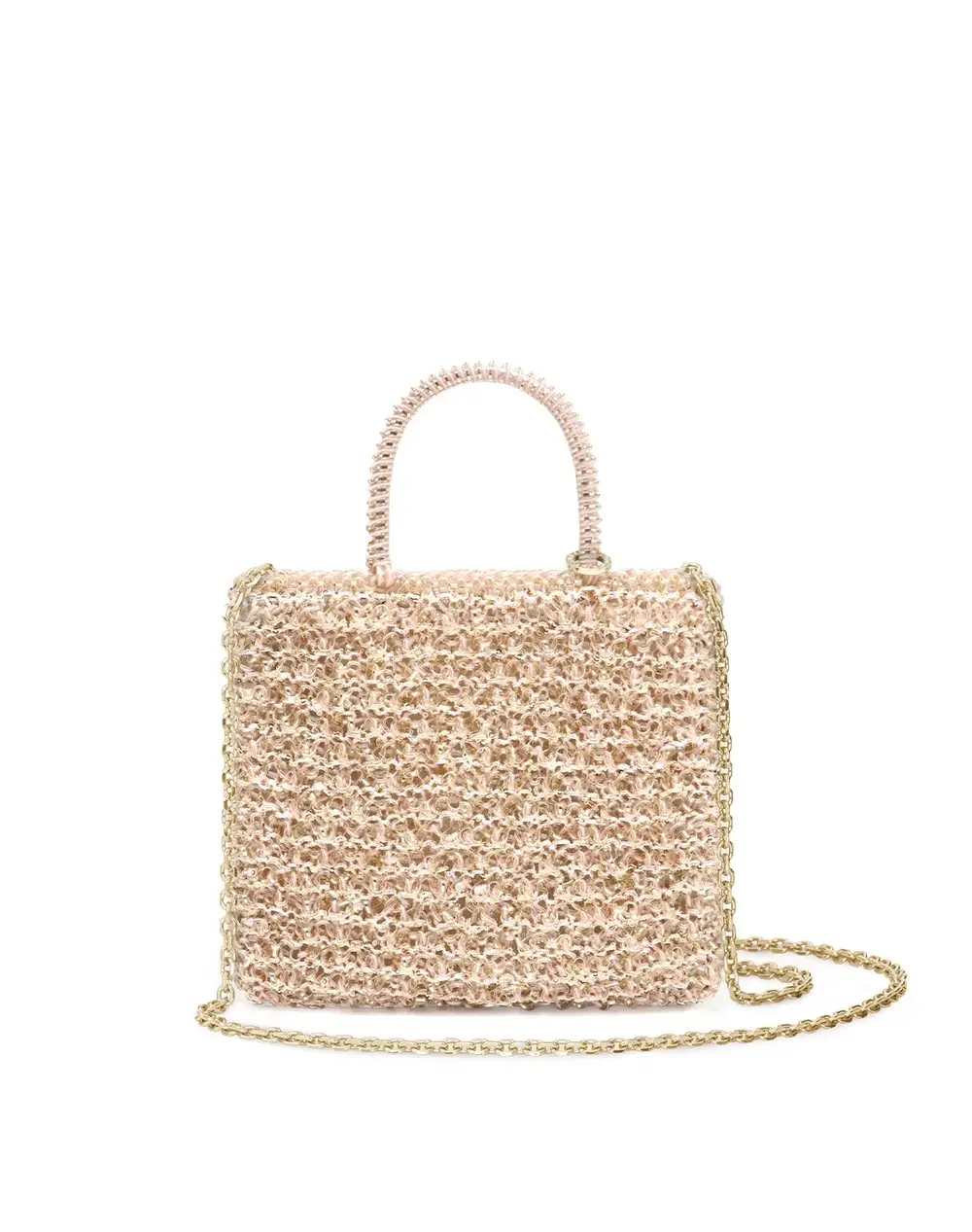 【20%OFF】ワイヤー グリッター II/スクエア スモール/パウダリーピンクゴールド