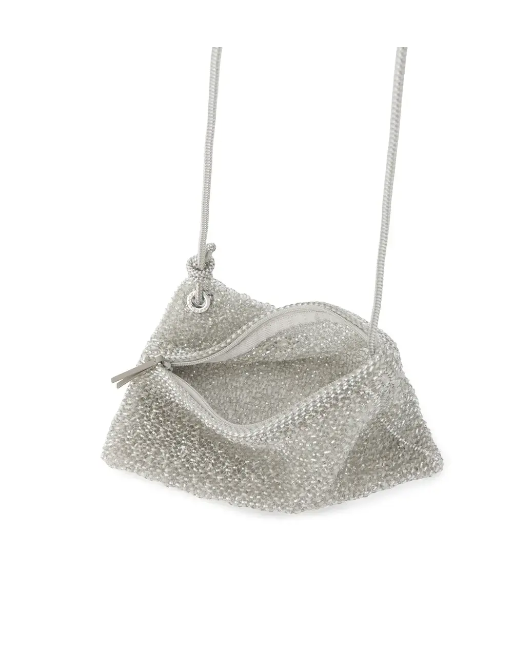 ツイスト/スモール/グレイッシュホワイトシルバー