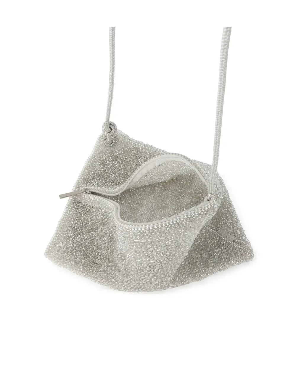 ツイスト/ラージ/グレイッシュホワイトシルバー