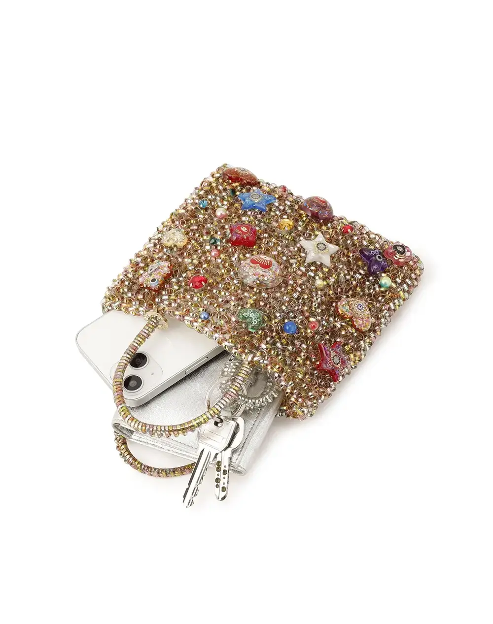 ミカ ニナガワ/スクエア スモール/シャンパンマルチ