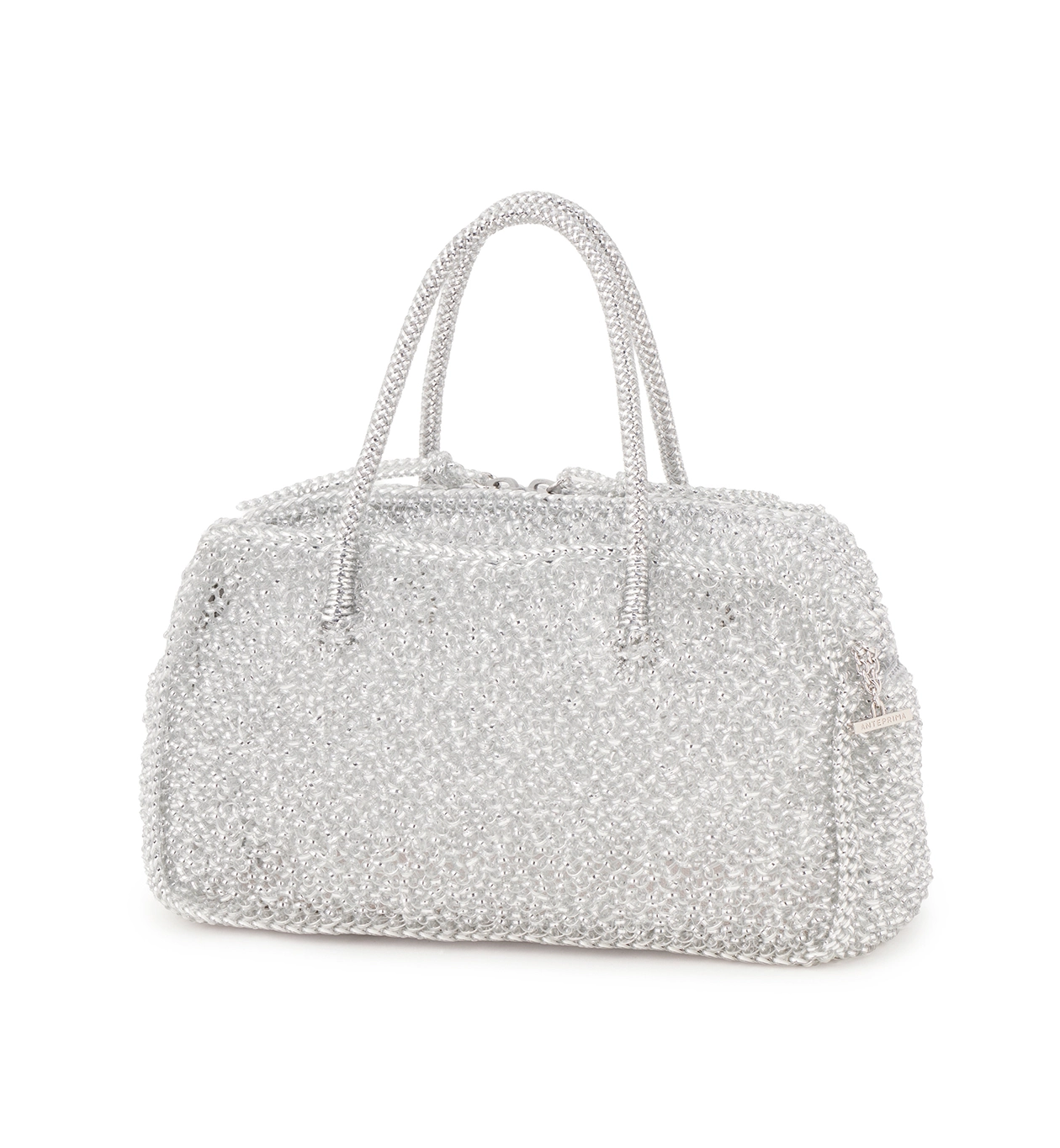 美品✨アンテプリマ ヴォルーメ スモール ホーボー ショルダーバッグ シルバー 美品○アンテプリマ ヴォルーメ スモール ホーボー ショルダーバッグ