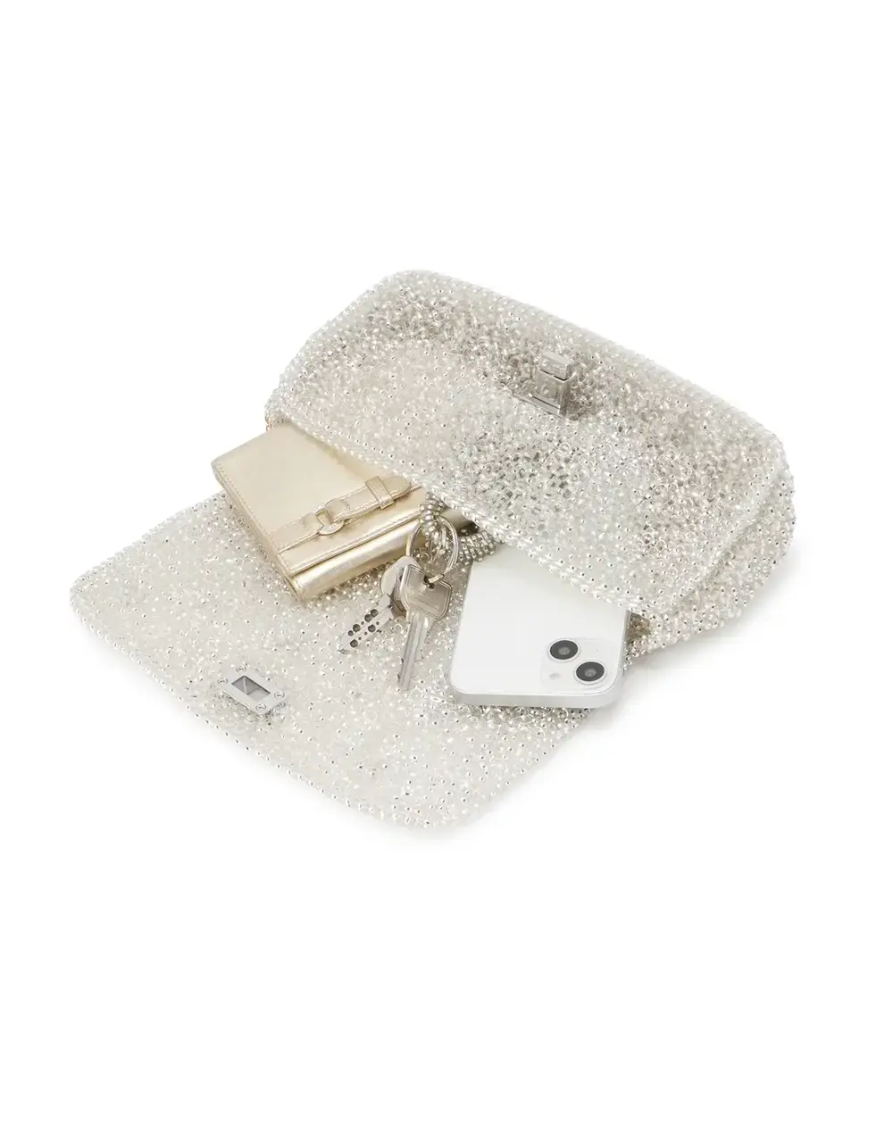 999 コレクション II/クリスタル ショルダー ミディアム/ピュアシルバーピンク【一部店舗先行販売商品】