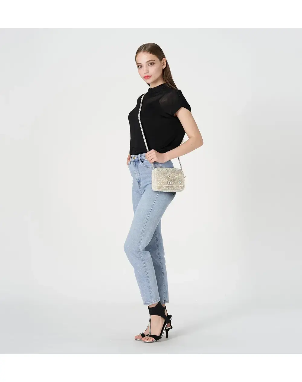 999 コレクション II/クリスタル ショルダー スモール/ピュアシルバー