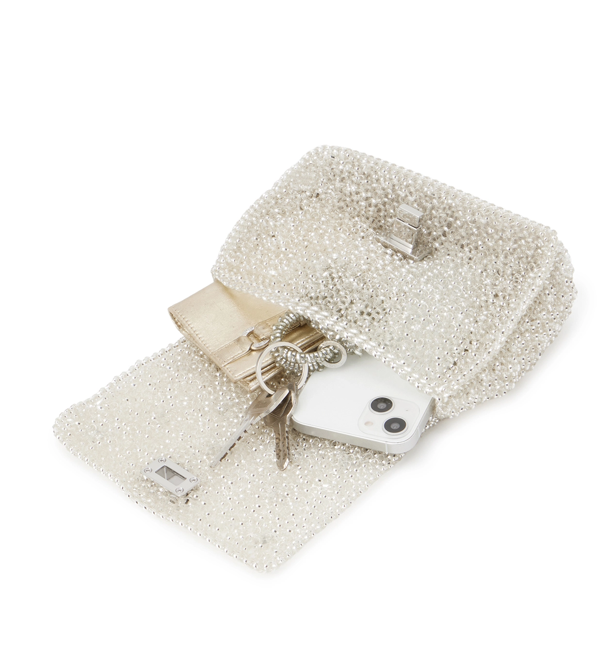 ANTEPRIMA 999コレクションクリスタルスクエアス モールピュアシルバー 999 コレクション/クリスタル スクエア スモール/ピュアシルバー