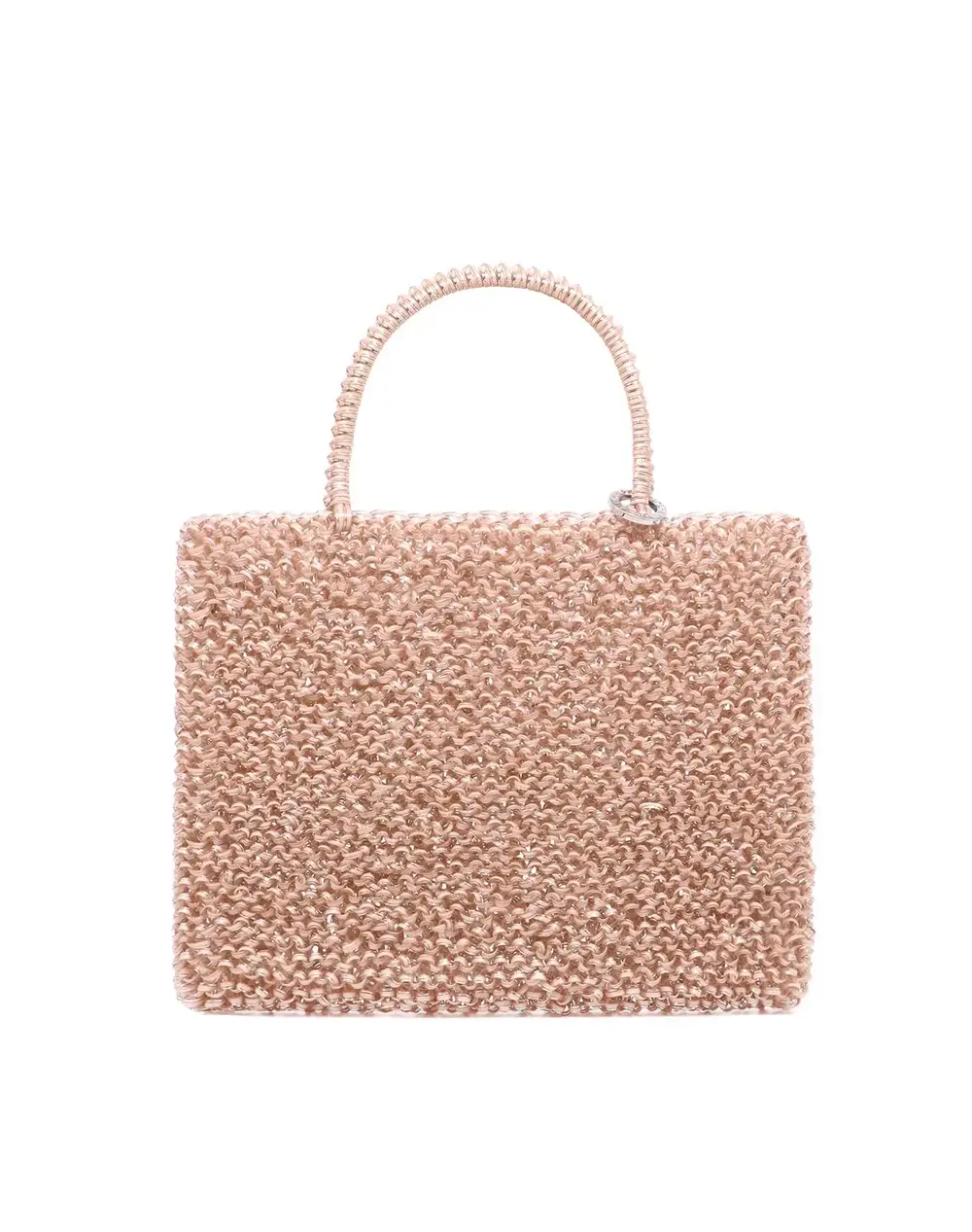 スタンダード/スクエア ミディアム(Dリング付き)/サーモンゴールド