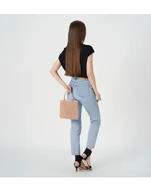 スタンダード/スクエア ミディアム(Dリング付き)/サーモンピンク アルボルド