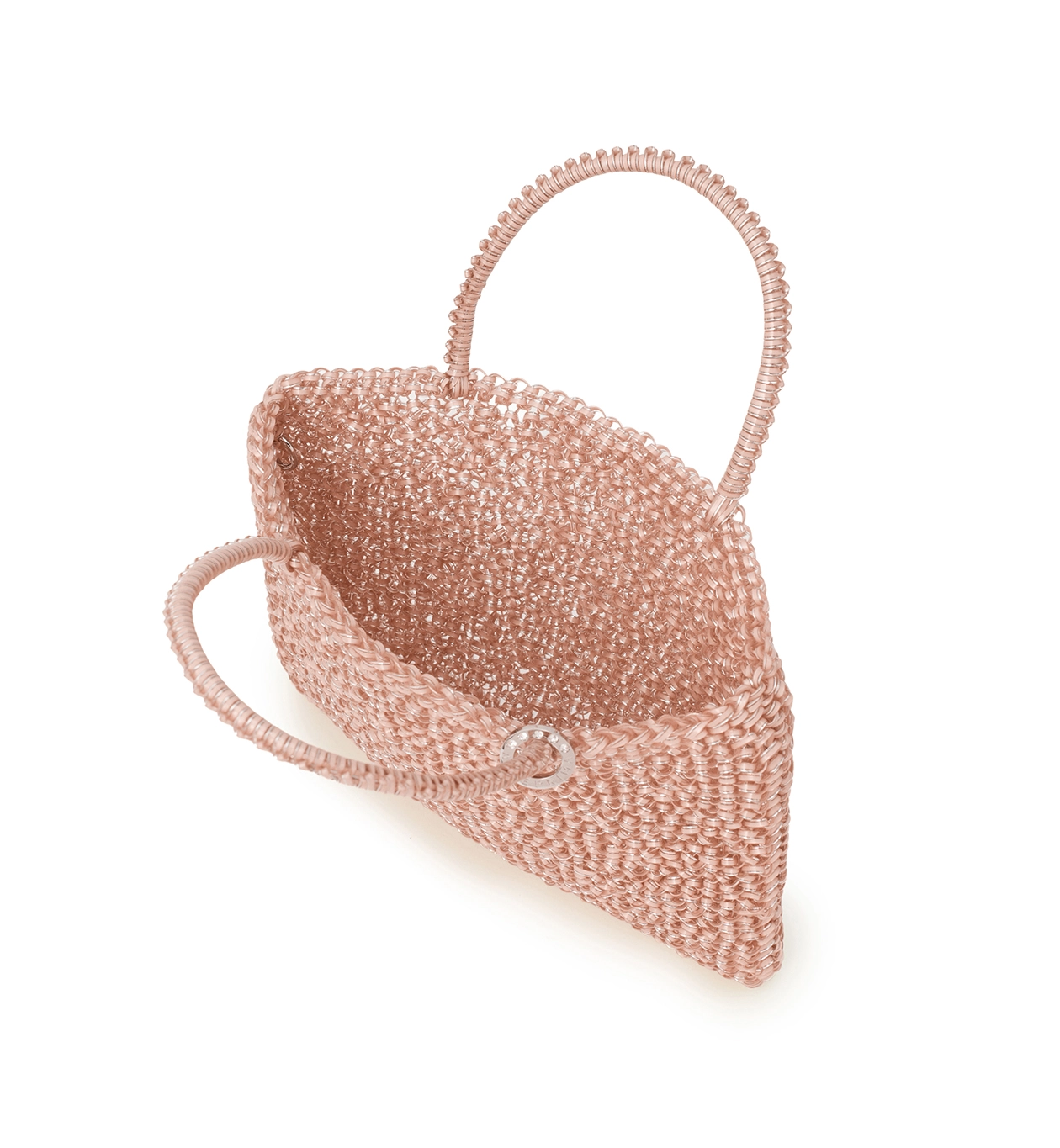 スタンダード/スクエア ミディアム(Dリング付き)/サーモンピンク