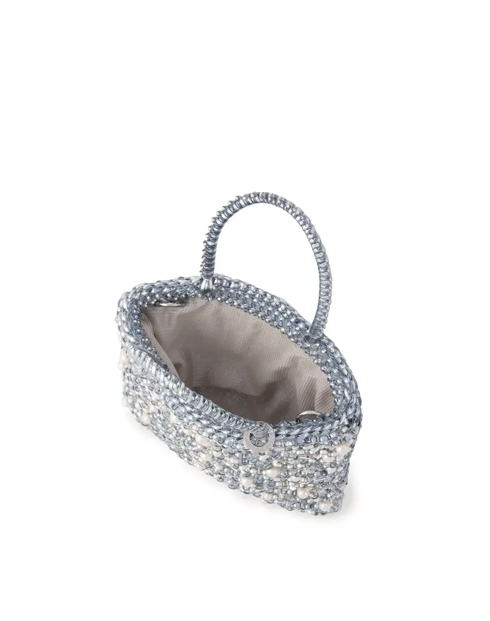 ペルラ グリッター/スクエア スモール/ブルーシルバー