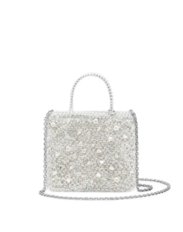 クオーリ ペルラ グリッター/スモール/ホワイトシルバー【オンラインストア先行販売商品】