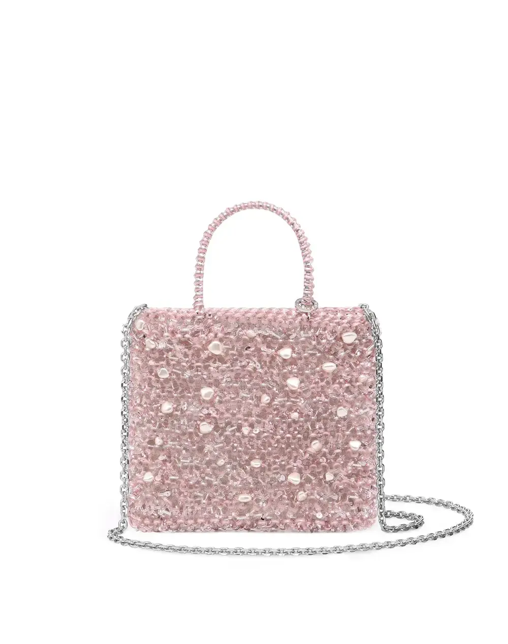 クオーリ ペルラ グリッター/スモール/フラミンゴシルバー【一部店舗先行販売カラー】