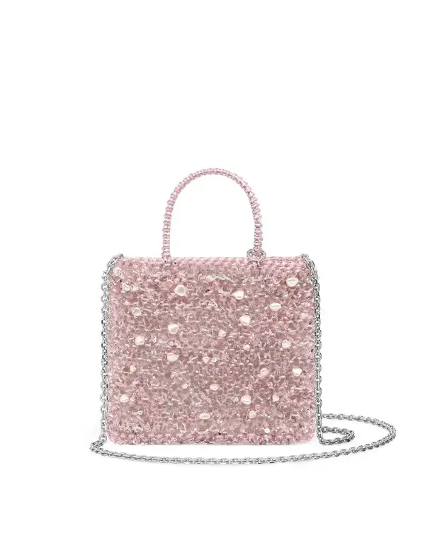 クオーリ ペルラ グリッター/スモール/フラミンゴシルバー【オンラインストア先行販売商品】