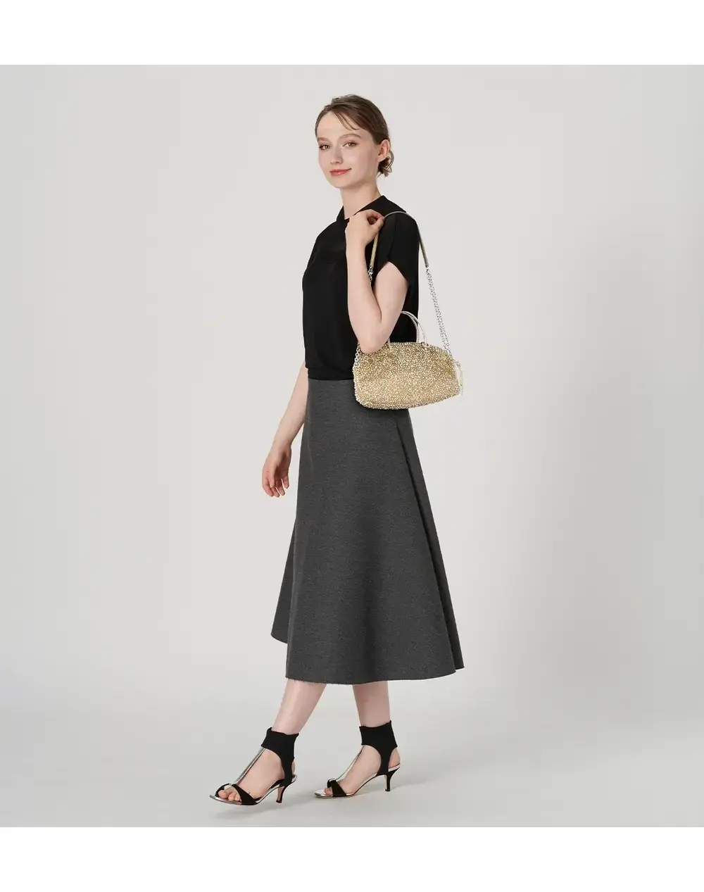 アンテプリマ新作完売コンフェットミディアム♡ショルダーバッグ♡ハンドバッグ コンフェット/ミディアム/エナメルキャメル【先行予約販売商品