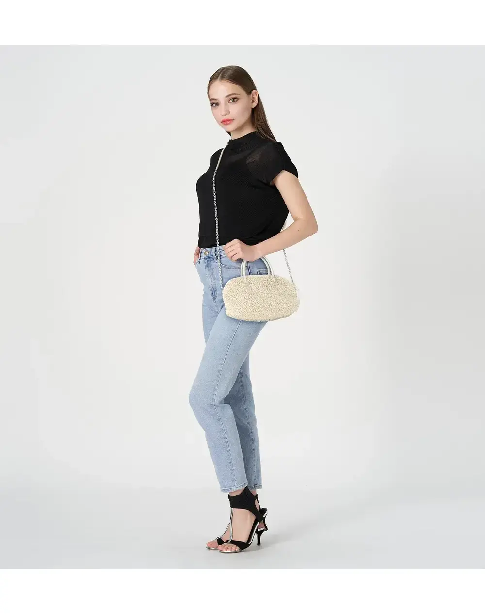 コンフェット/ミディアム/マットホワイト