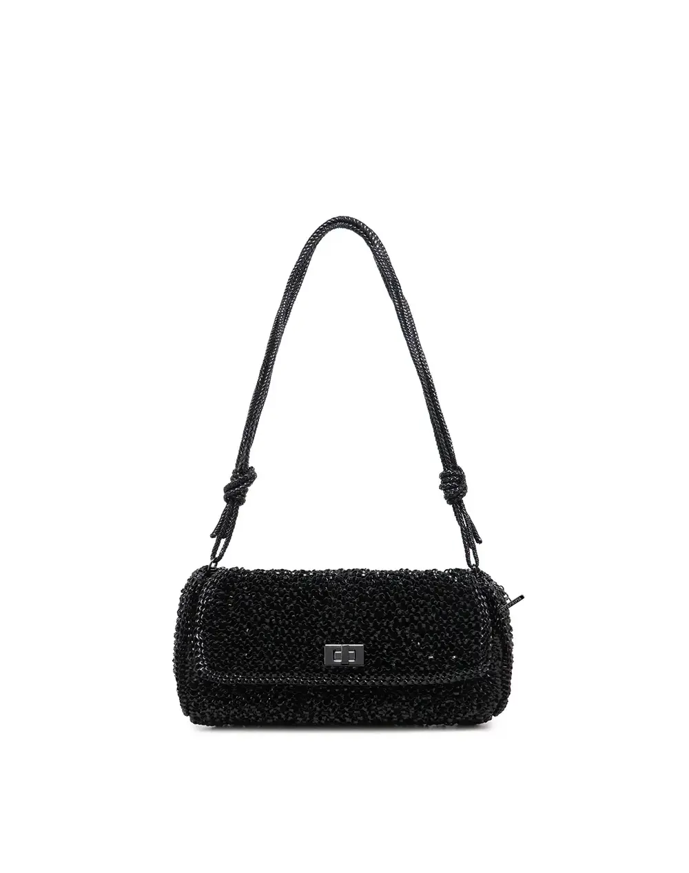 ルッケット II/シリンダー ミディアム/エナメルブラック