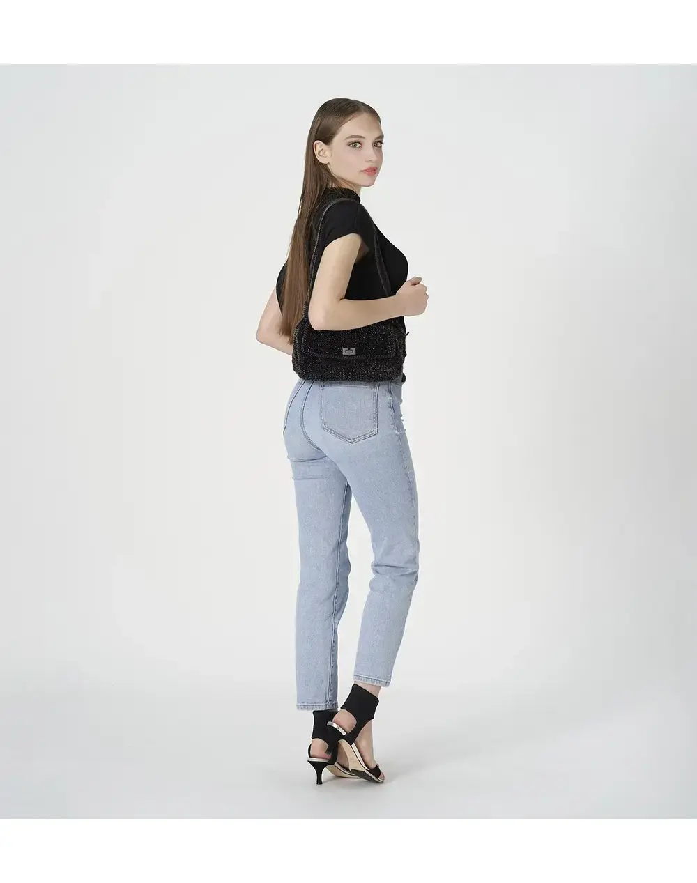 ルッケット II/シリンダー ミディアム/エナメルブラック