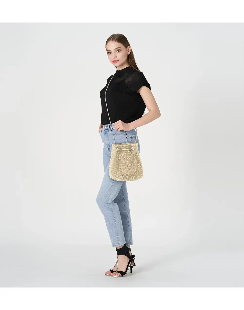 オッキエッロ/ミディアム/シルバーゴールド