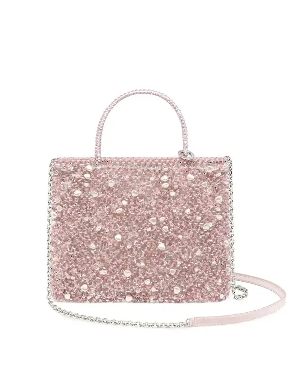 クオーリ ペルラ グリッター/ミディアム/フラミンゴシルバー【一部店舗先行販売商品】