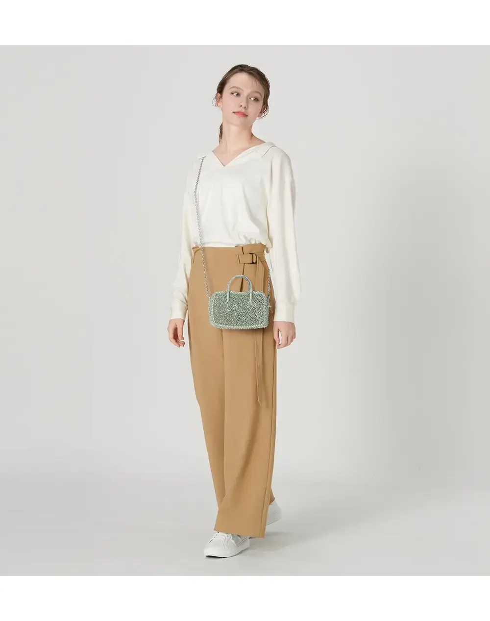 ボクシー/スモール/グリーングレーシルバー