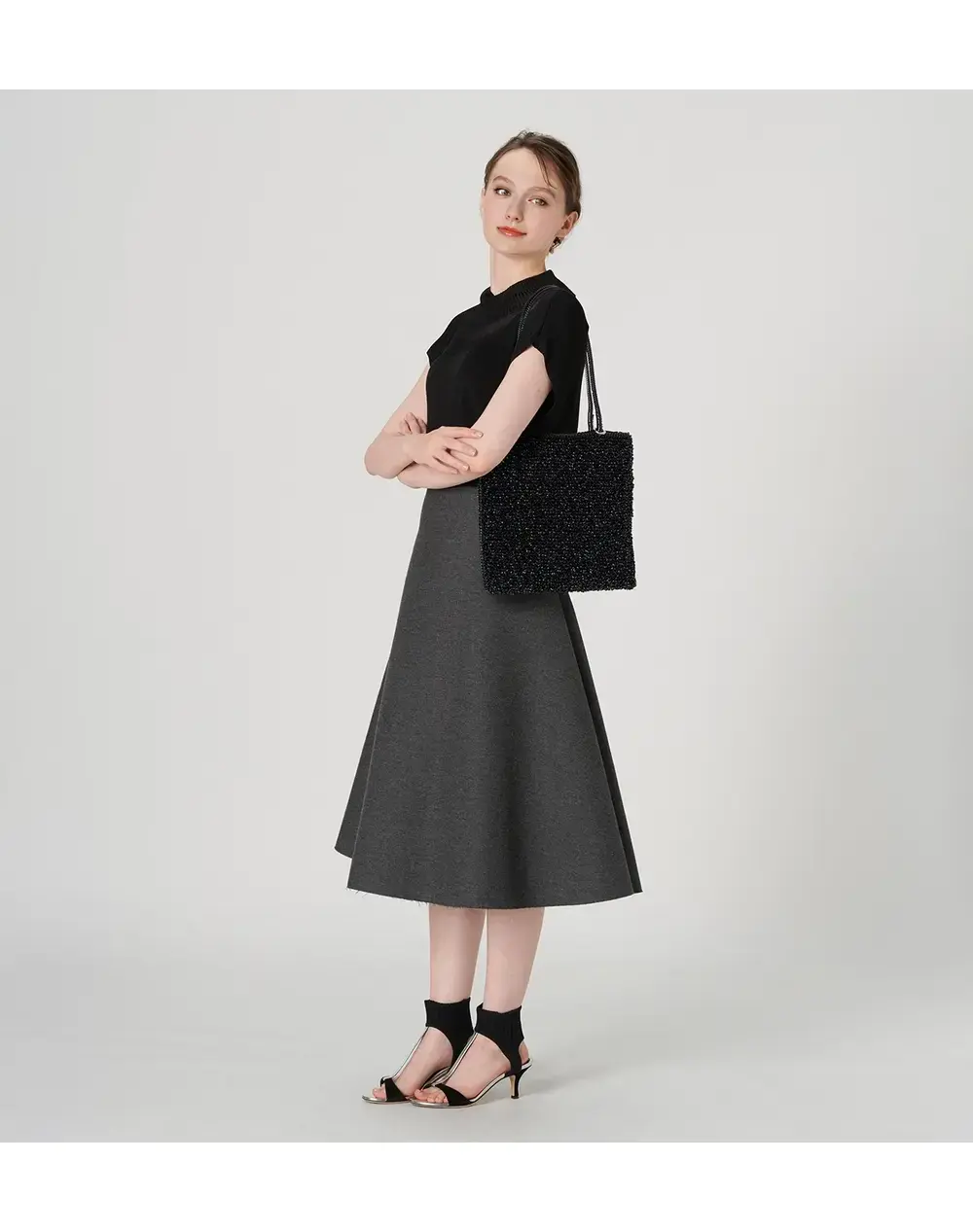 スタンダード ソフィア/ミディアム/エナメルブラック