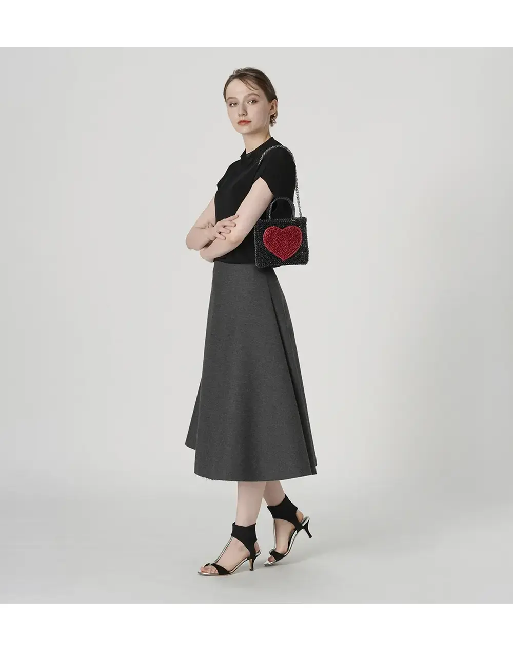 クオーリ/エナメルブラック×エナメルレッド