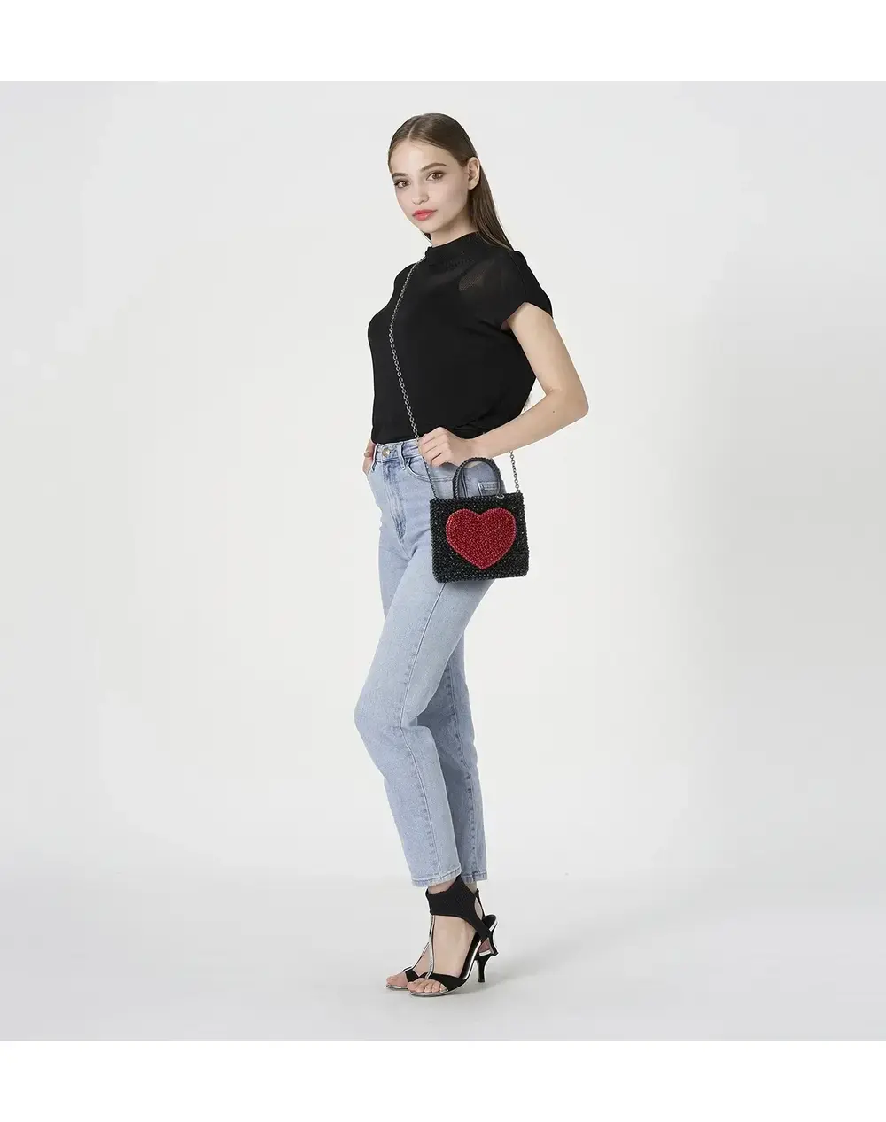 クオーリ/エナメルブラック×エナメルレッド