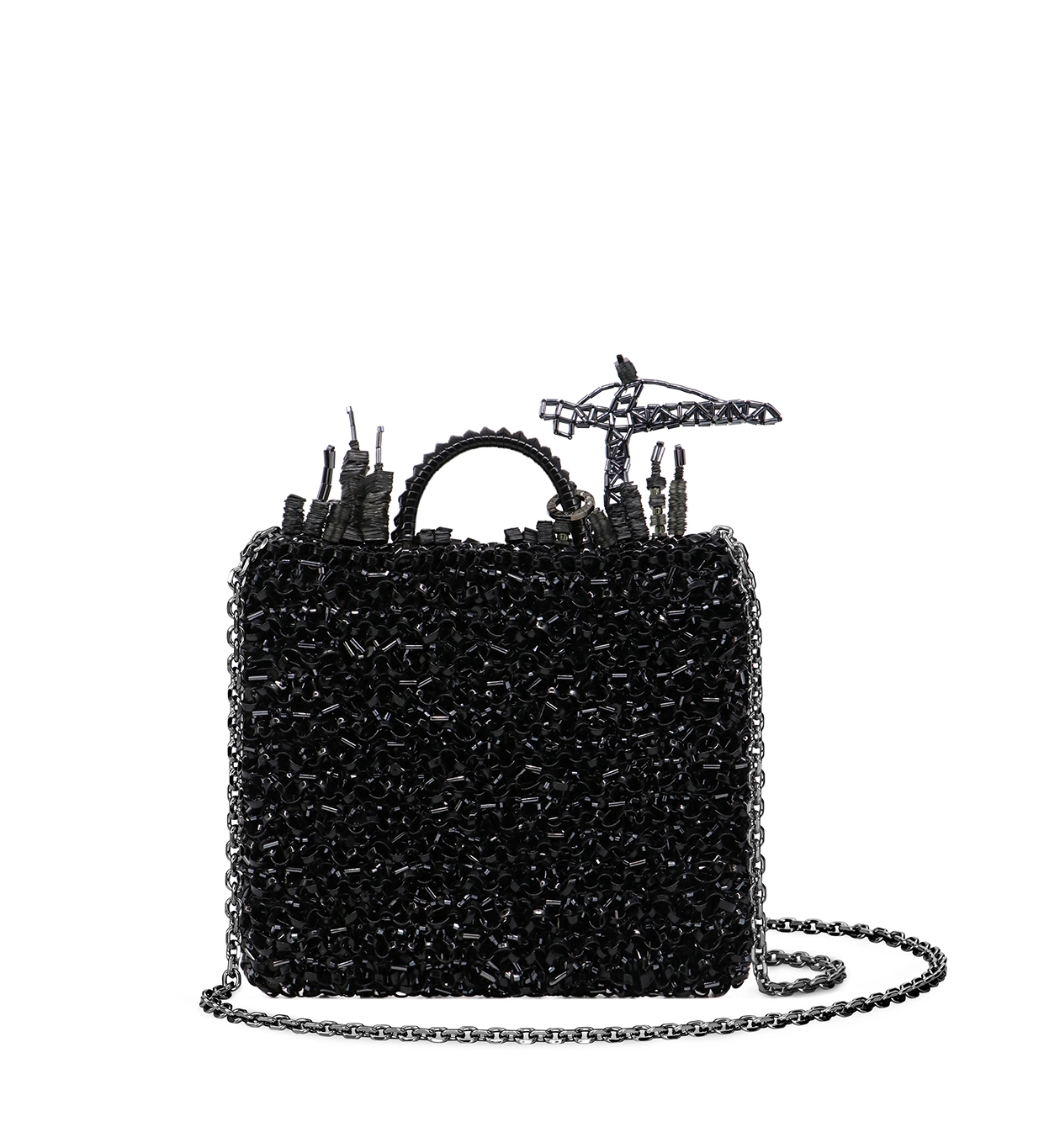 タカヒロ イワサキ/スクエア スモール/エナメルブラック【一部店舗先行販売商品】