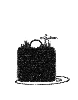 タカヒロ イワサキ/スクエア スモール/エナメルブラック【一部店舗先行販売商品】