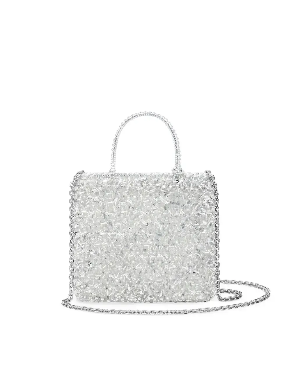 ワイヤー グリッター*S/スクエア スモール/シルバー