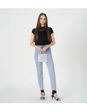 ワイヤー グリッター*S/スクエア スモール/シルバー