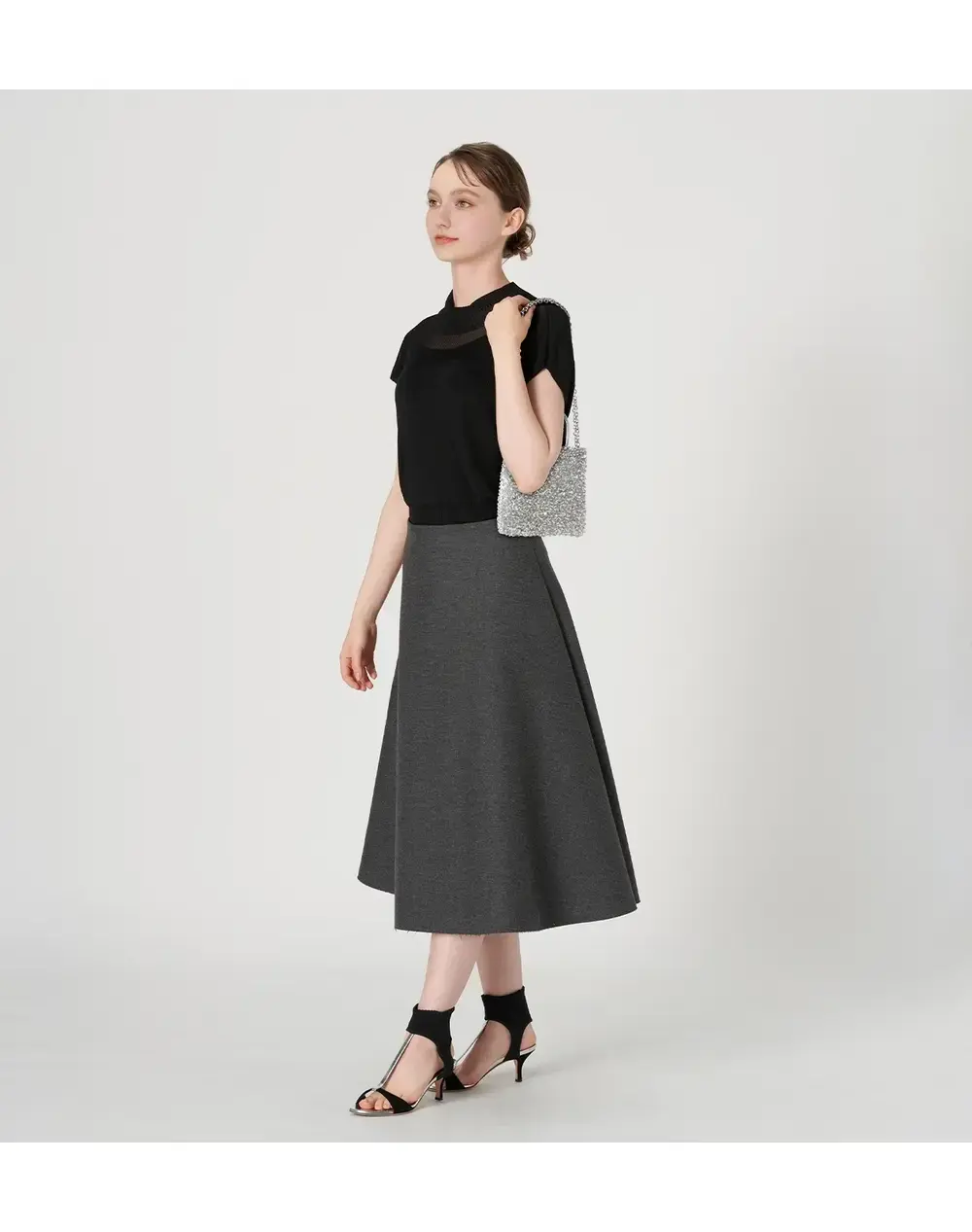 ワイヤー グリッター*S/スクエア スモール/シルバー