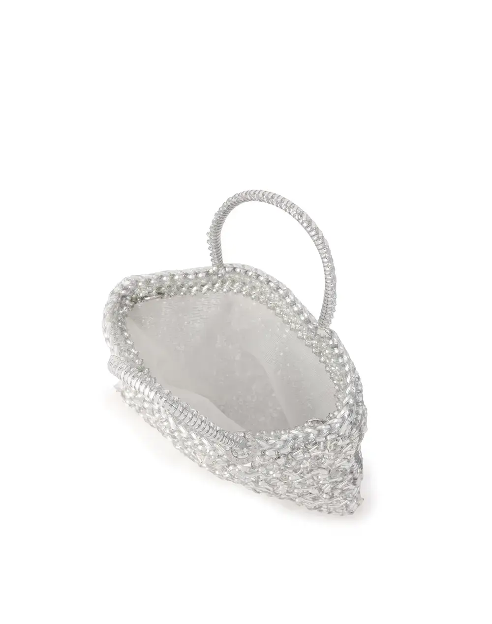 ワイヤー グリッター*S/スクエア スモール/シルバー