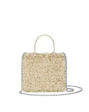 ワイヤー グリッター*S/スクエア スモール/シルバーゴールド