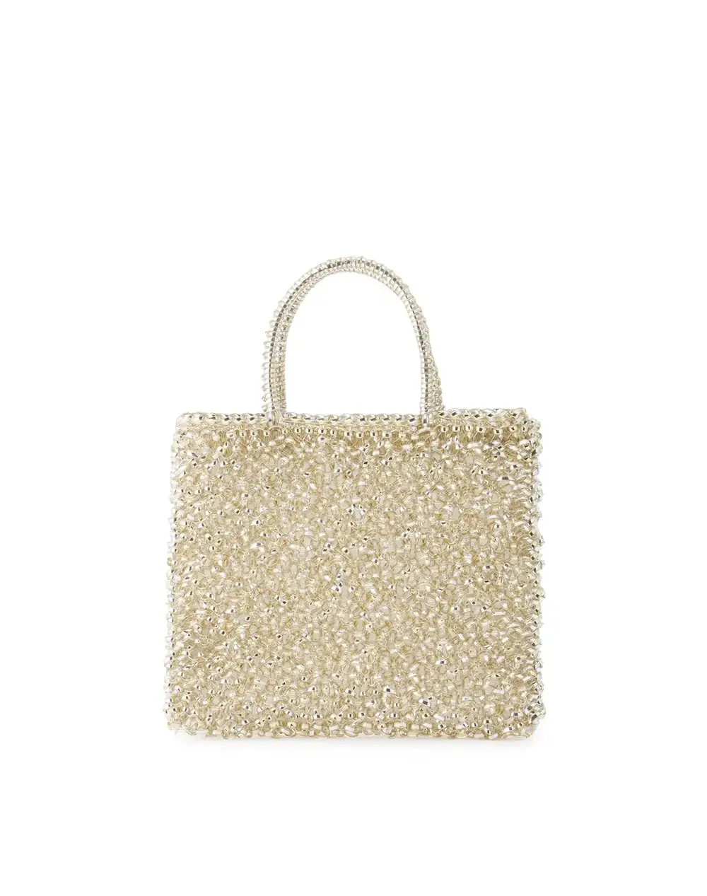 ワイヤー グリッター*S/スクエア スモール/シルバーゴールド