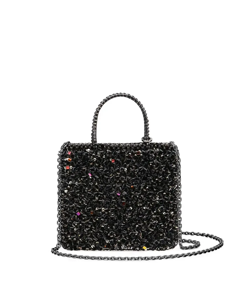 ワイヤー グリッター*S/スクエア スモール/ディープブラック