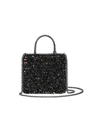 ワイヤー グリッター*S/スクエア スモール/ディープブラック