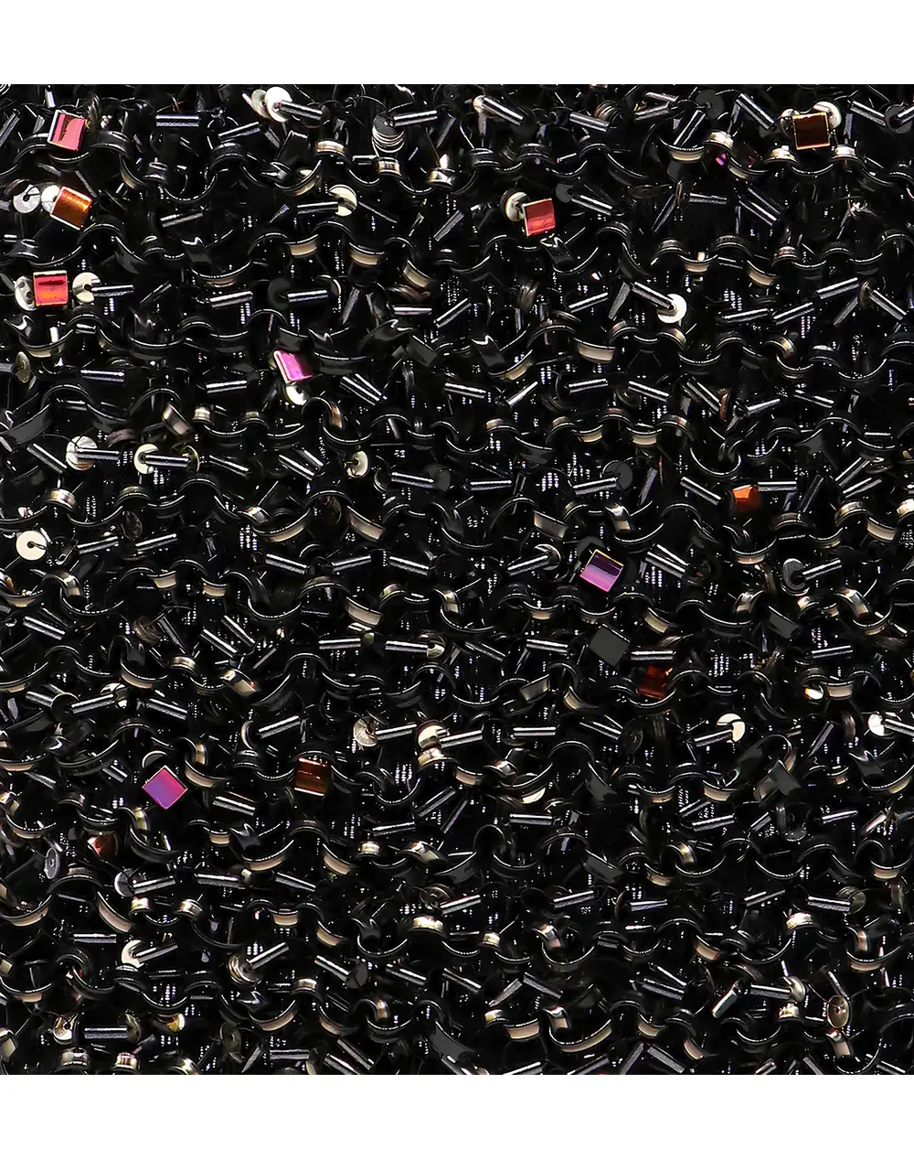 ワイヤー グリッター*S/スクエア スモール/ディープブラック