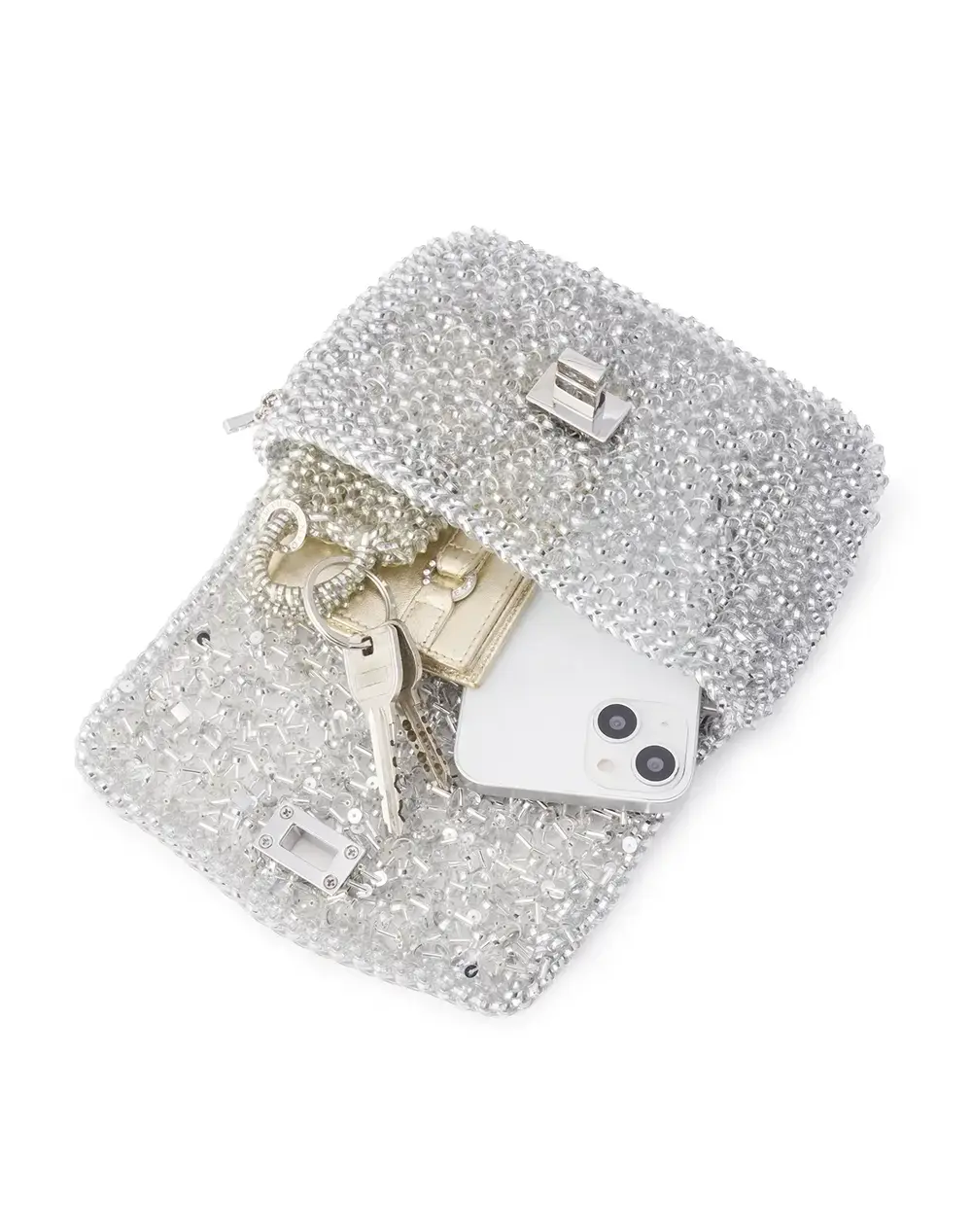 ワイヤー グリッター*S/ショルダー/シルバーゴールド