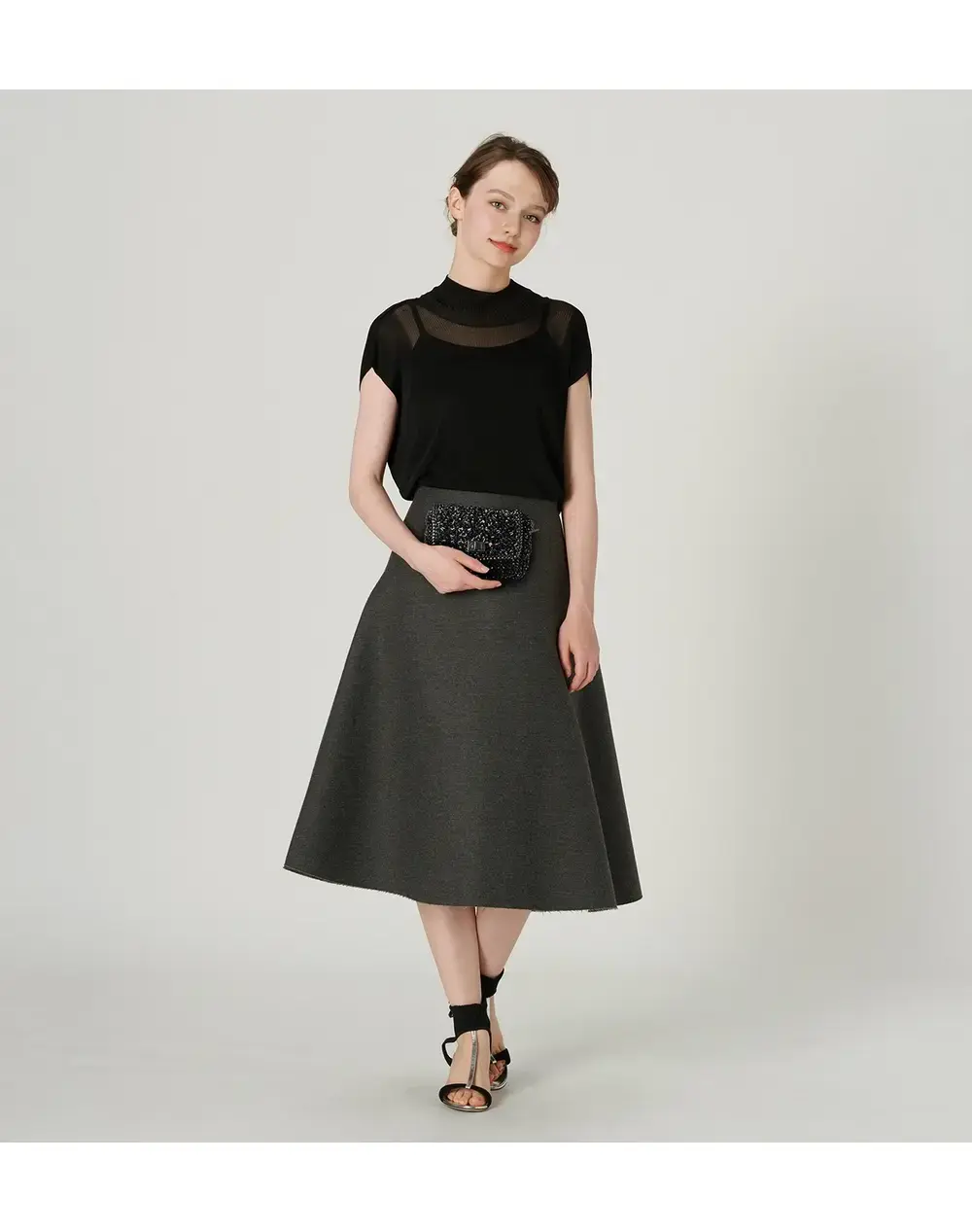 ワイヤー グリッター*S/ショルダー/ディープブラック